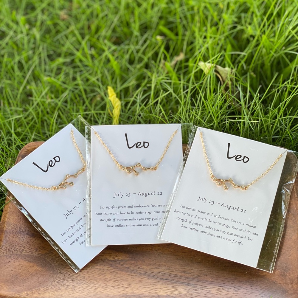 Astrology necklace Leo